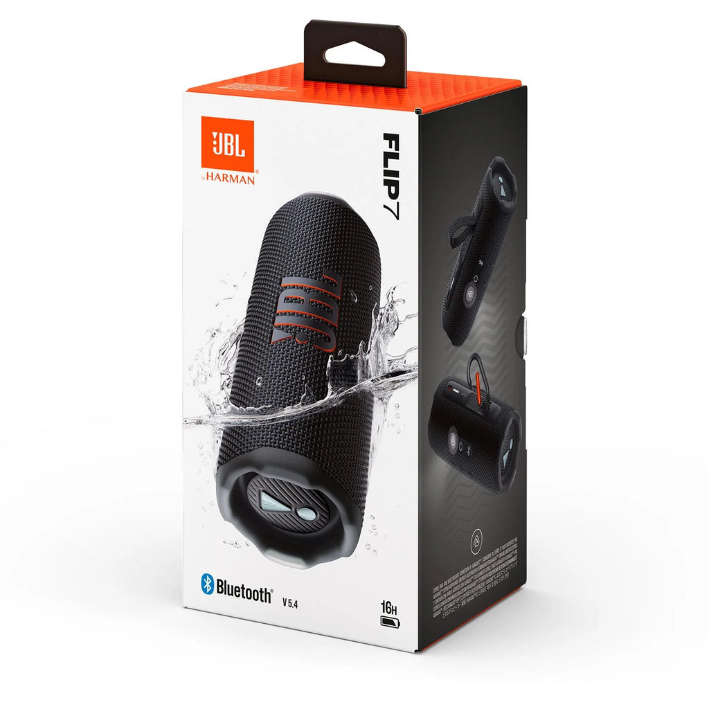 JBL Flip 7 Portable Waterproof Bluetooth Speaker (Black)